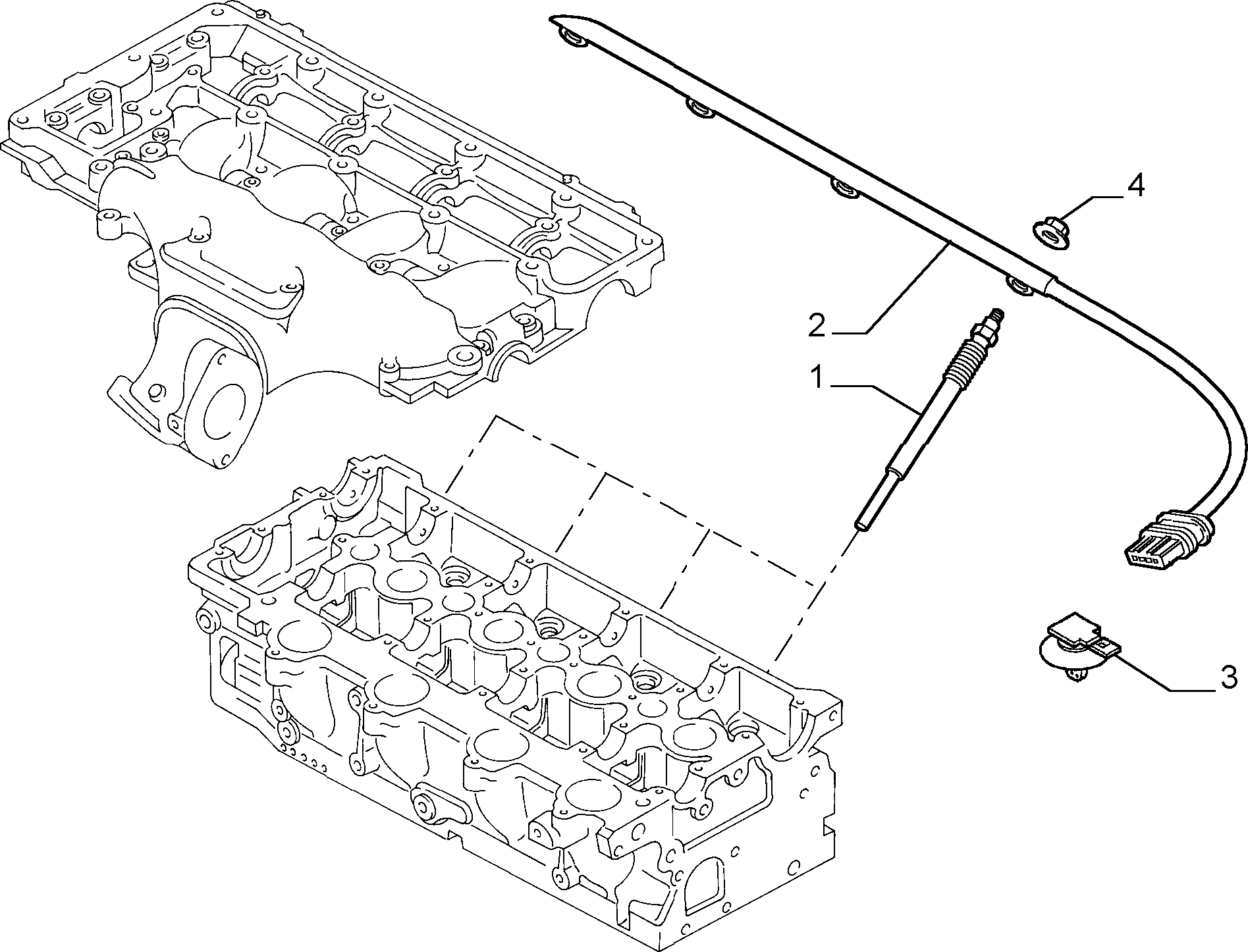 Abarth 96 51 58 36 80 - Glühkerze parts5.com