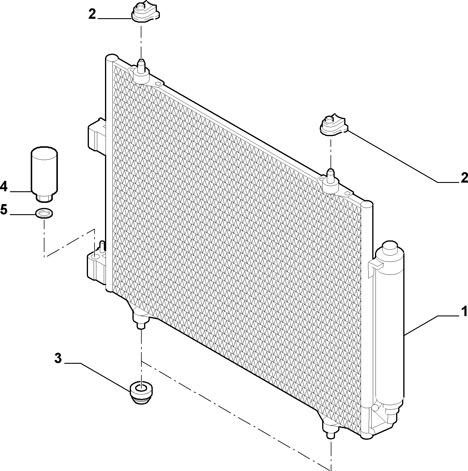 FIAT 9647971280 - Prekidač pritiska, klima uređaj parts5.com