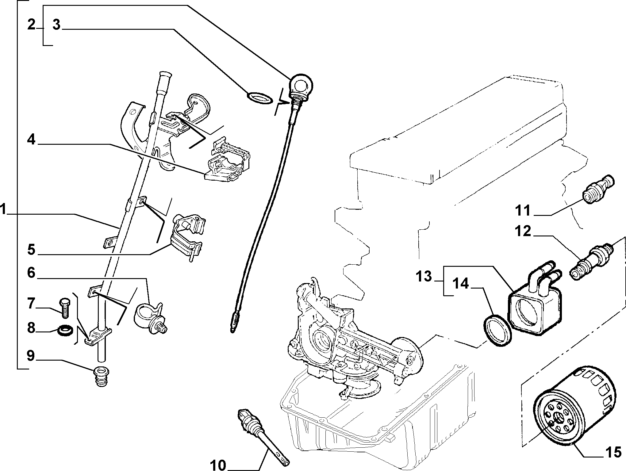 FIAT 46805832 - Маслен филтър parts5.com