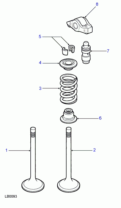 Land Rover ERR 7233 - Tappet / Rocker parts5.com