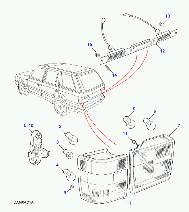 Land Rover 10211 - Žarulja, pokazivač smjera / svjetlo za označavanje parts5.com