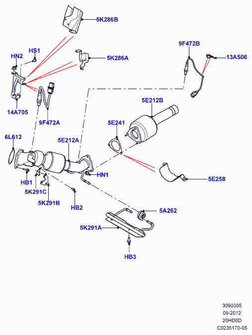 Land Rover LR028931 - Lambda-sonda parts5.com