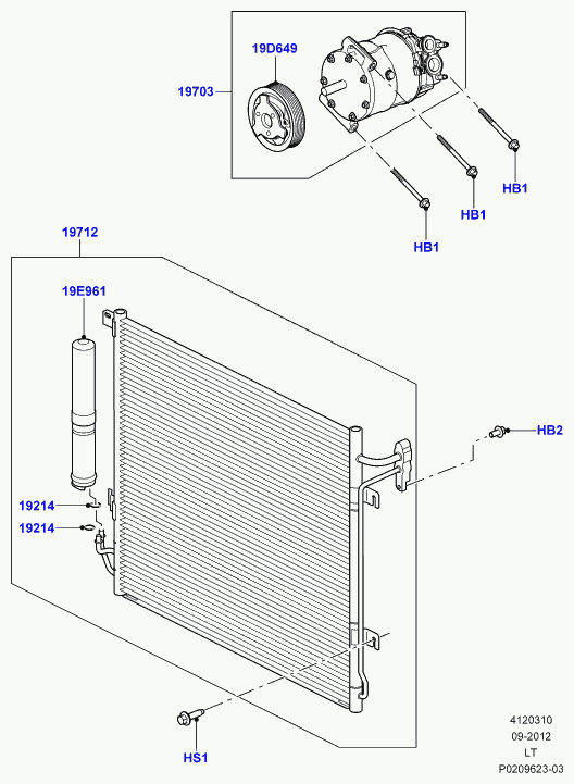 Land Rover LR056364 - Kompresor, klima-uređaj parts5.com