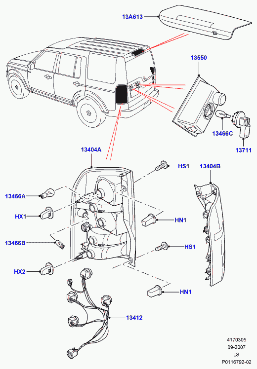 Land Rover XZQ000080 - Bulb, indicator / outline lamp parts5.com