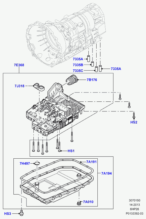 Land Rover TED500010 - Cárter de aceite, caja automática parts5.com