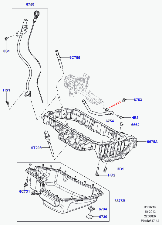 Land Rover LR 004304 - Surub de golire,baia de ulei parts5.com