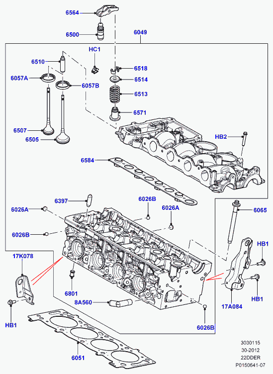 Rover LR001218 - Gasket, cylinder head parts5.com