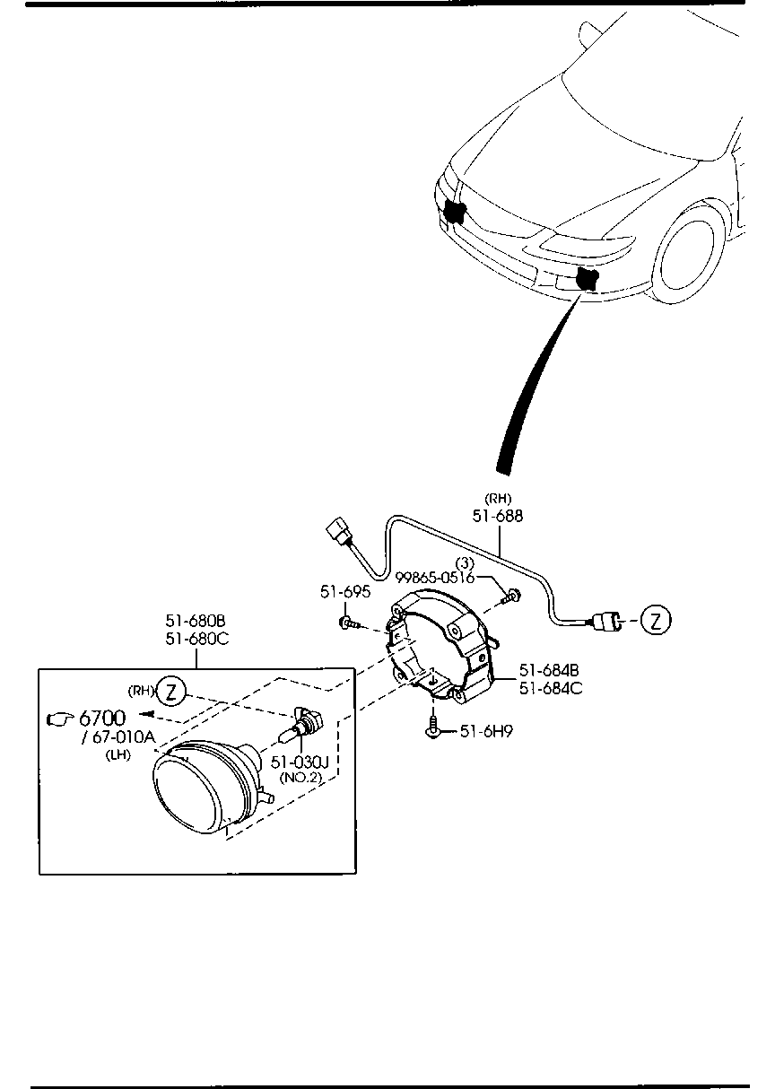 MAZDA 90703-6350 - Polttimo, kaukovalo parts5.com