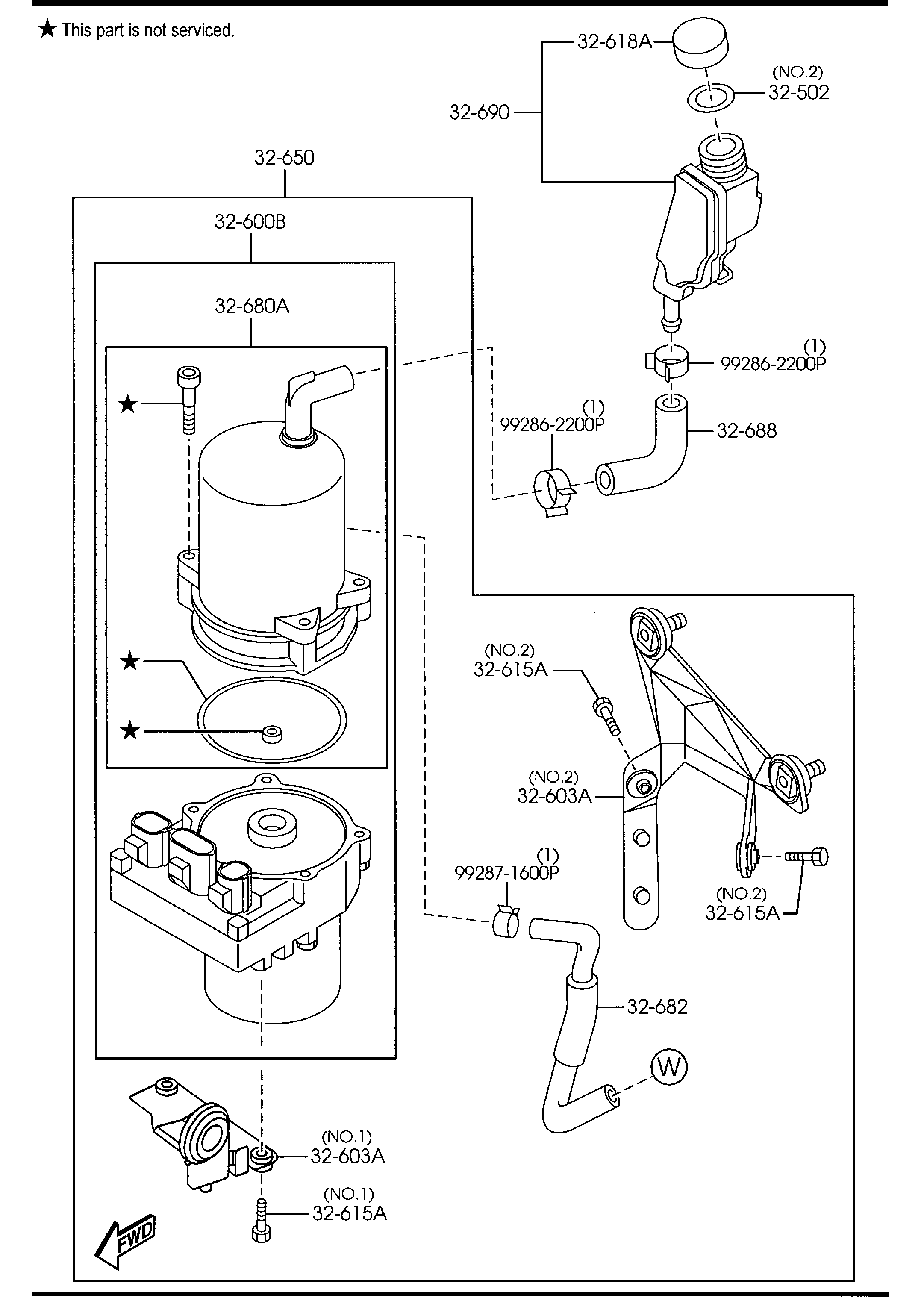 MAZDA 9090-10-802 - NUT,FLANGE parts5.com