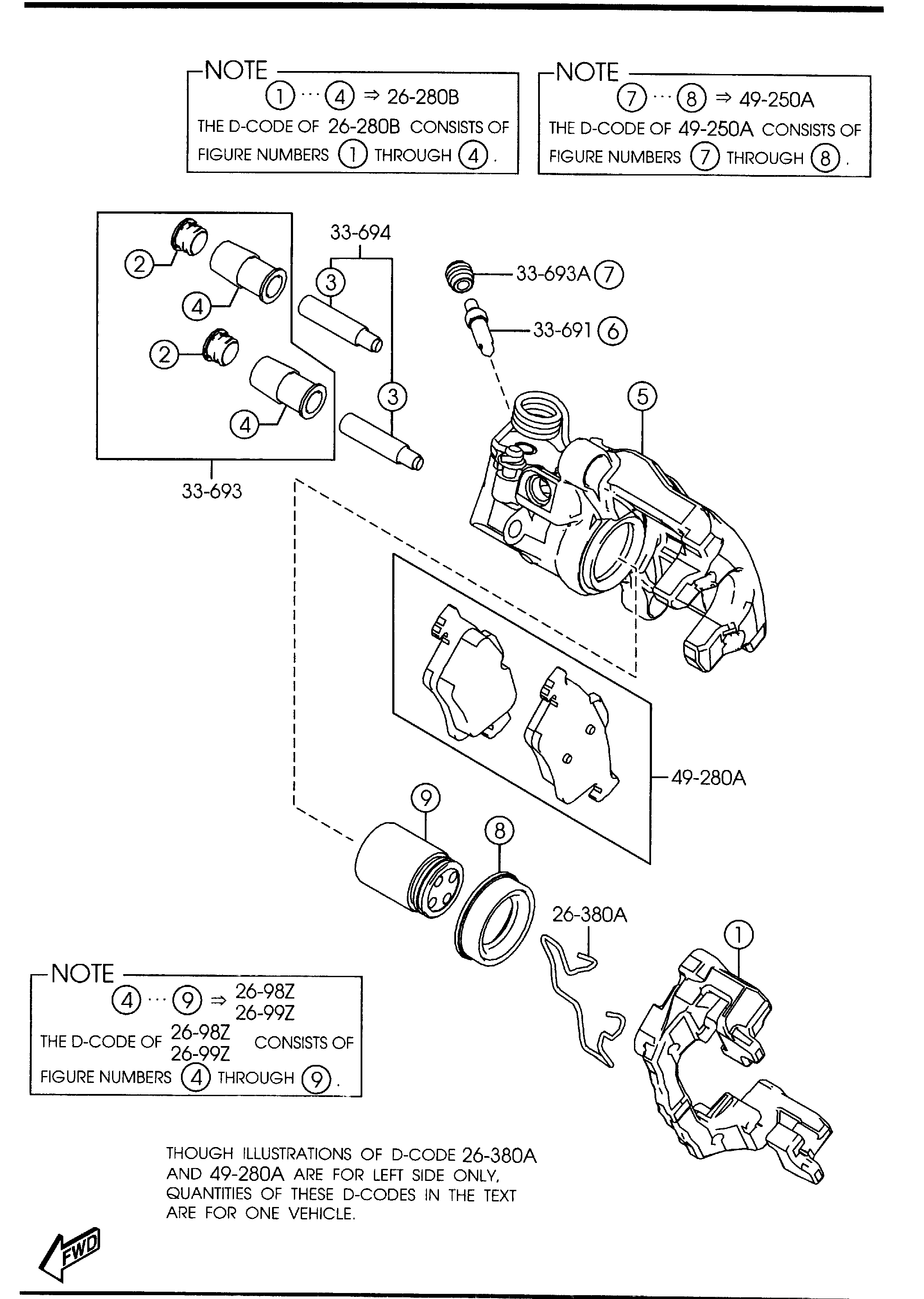 Vauxhall BPYK-26-48ZB - Тормозные колодки, дисковые, комплект parts5.com