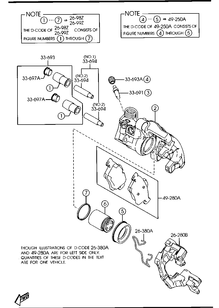 MAZDA CCY9-26-61X - Pidurisadul parts5.com