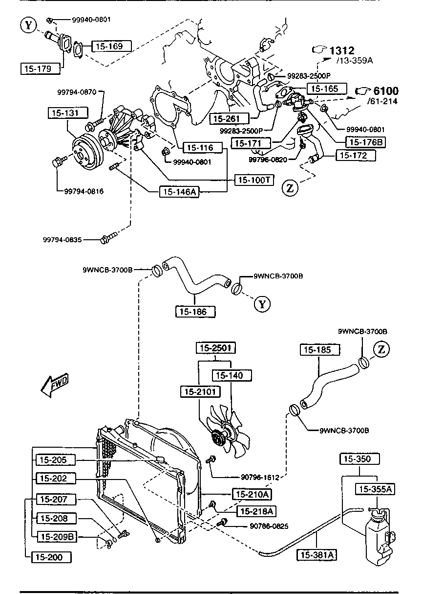 TOYOTA D316-15-205 - Tapa, radiador parts5.com