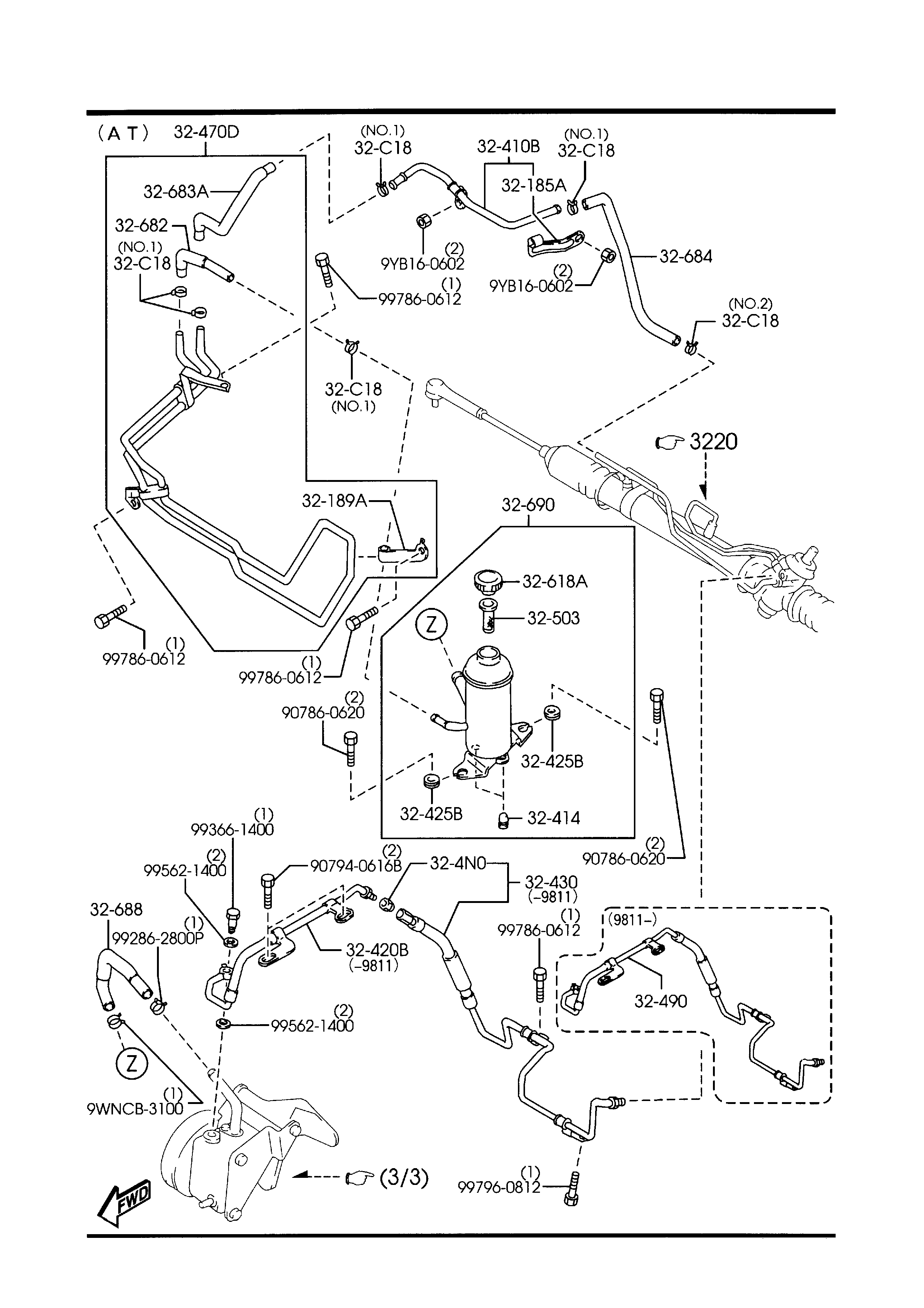 MAZDA 99940-1003 - Παξιμάδι, πολλαπλή εξαγωγής parts5.com