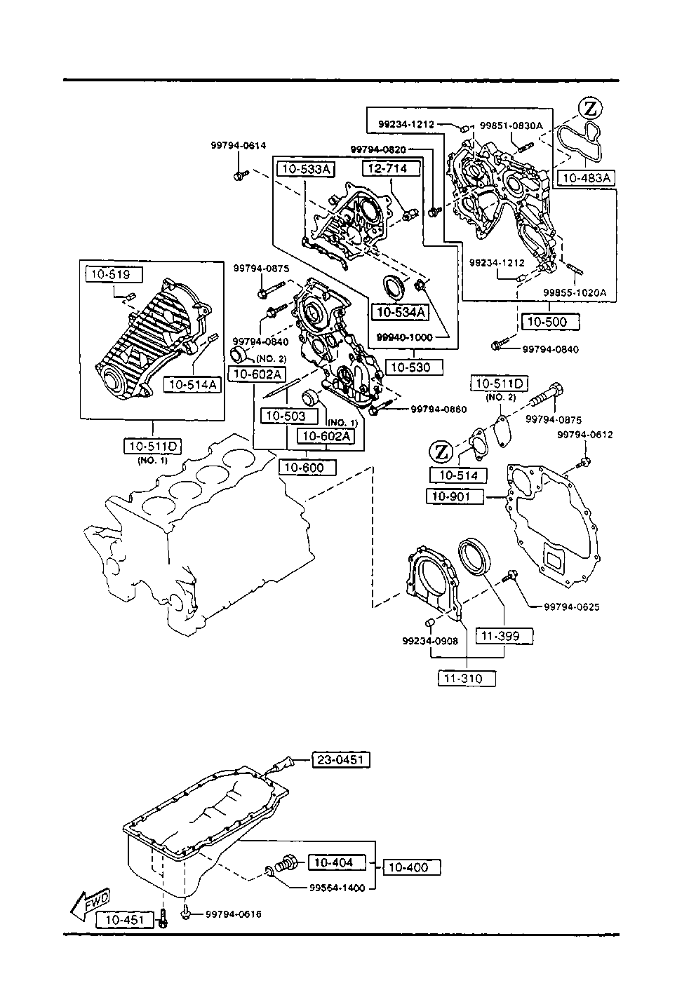 MAZDA G601-11-399 - Tömítőgyűrű, főtengely parts5.com