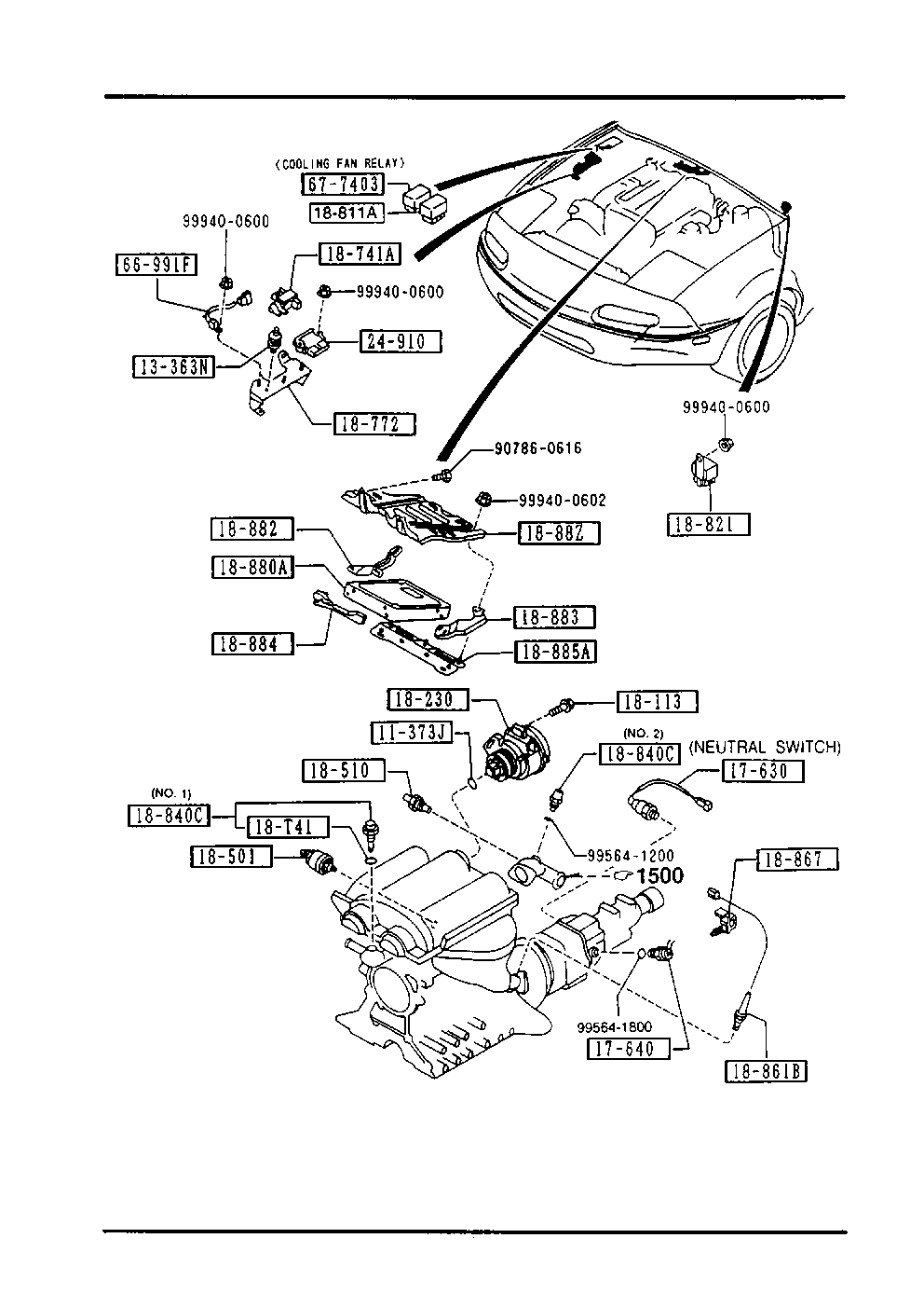 MAZDA BPE8-18-861A - Lambda sensörü parts5.com