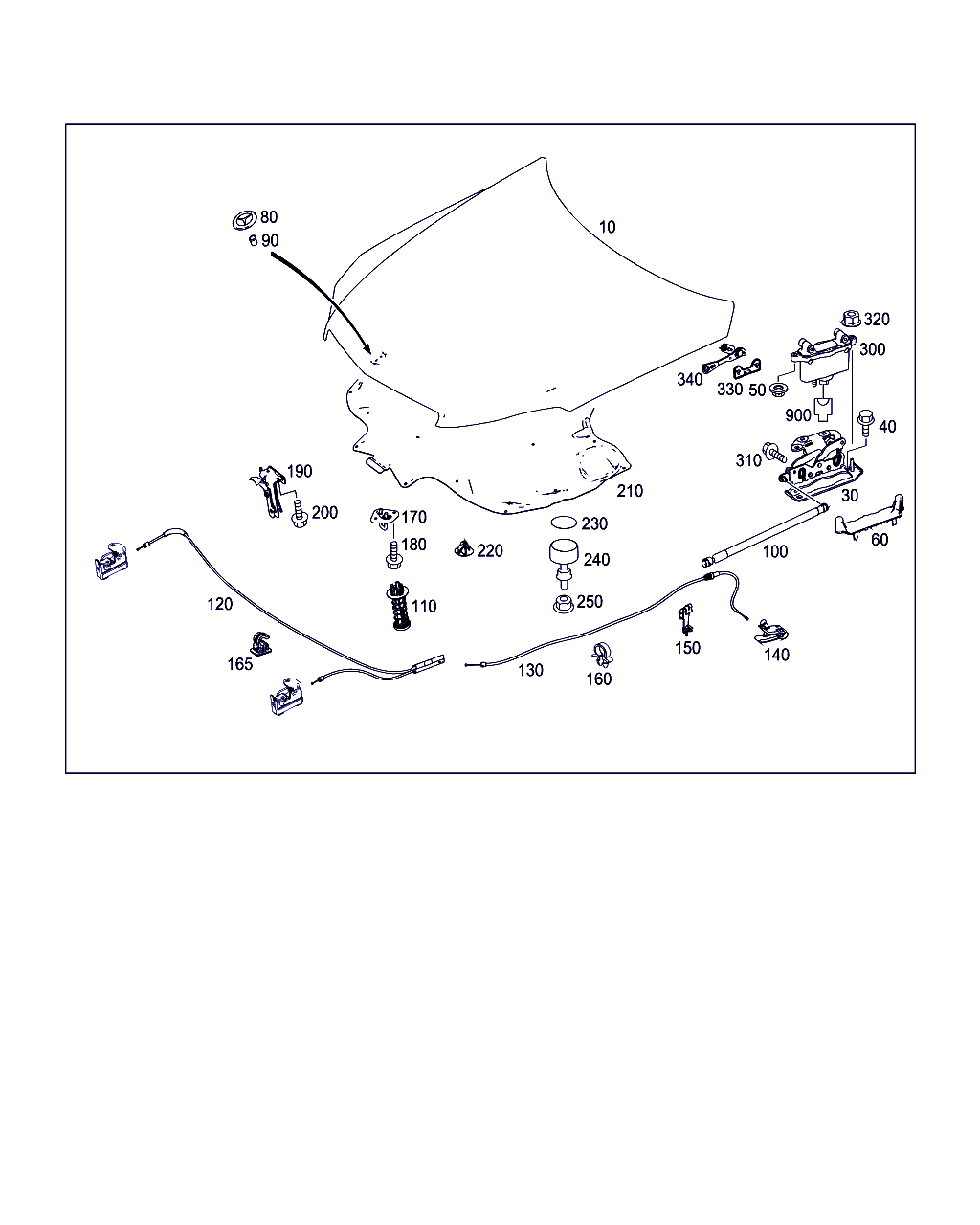 Mercedes-Benz A 207 980 07 64 - Αμορτ. αερίου, καπό κινητήρα parts5.com