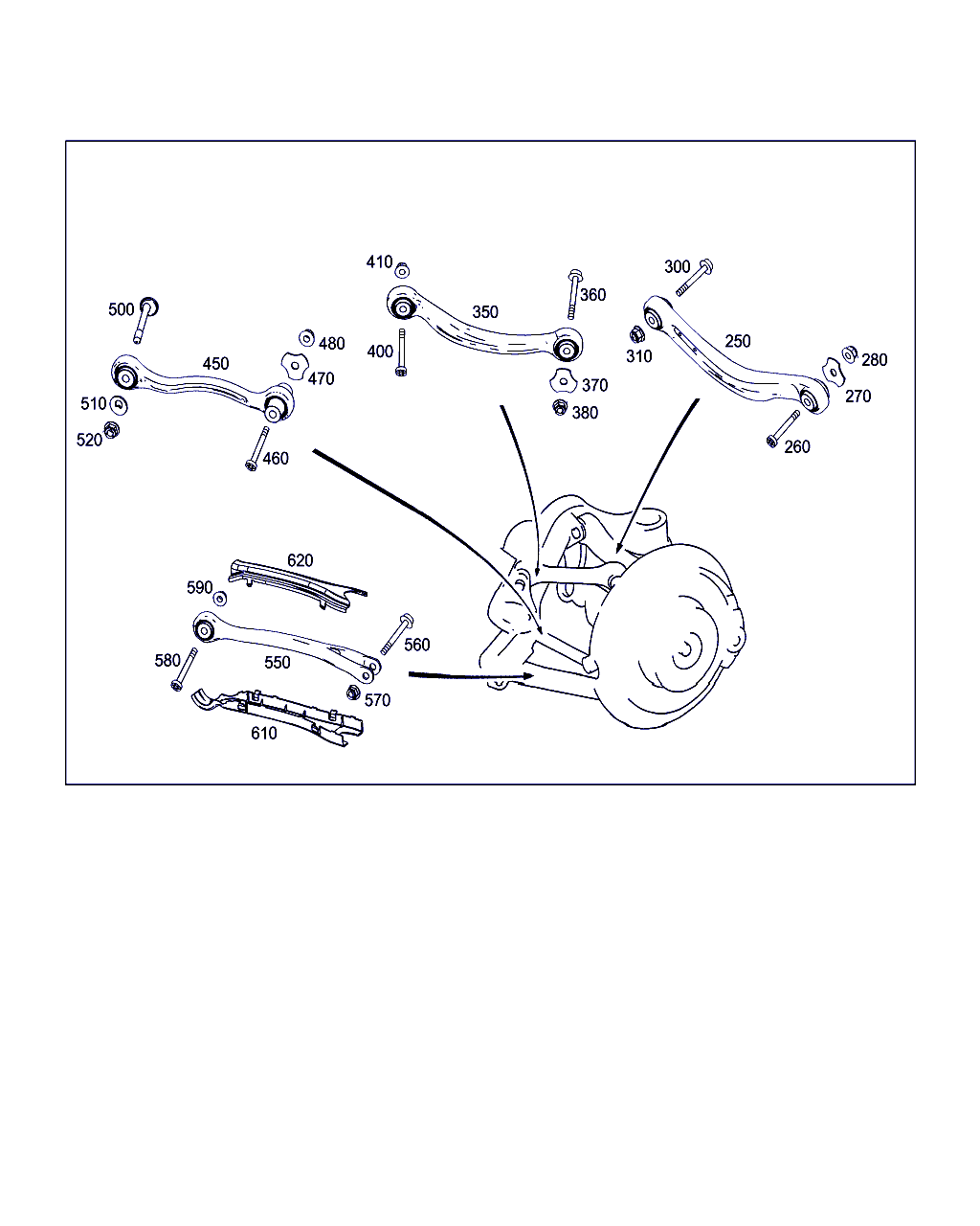 Mercedes-Benz A 001 990 78 52 - Sada na opravy - řídicí páka parts5.com