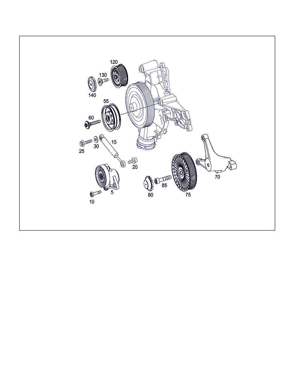 Mercedes-Benz (BBDC) A 272 200 00 70 - Zatezač kaiša, klinasti rebrasti kaiš parts5.com