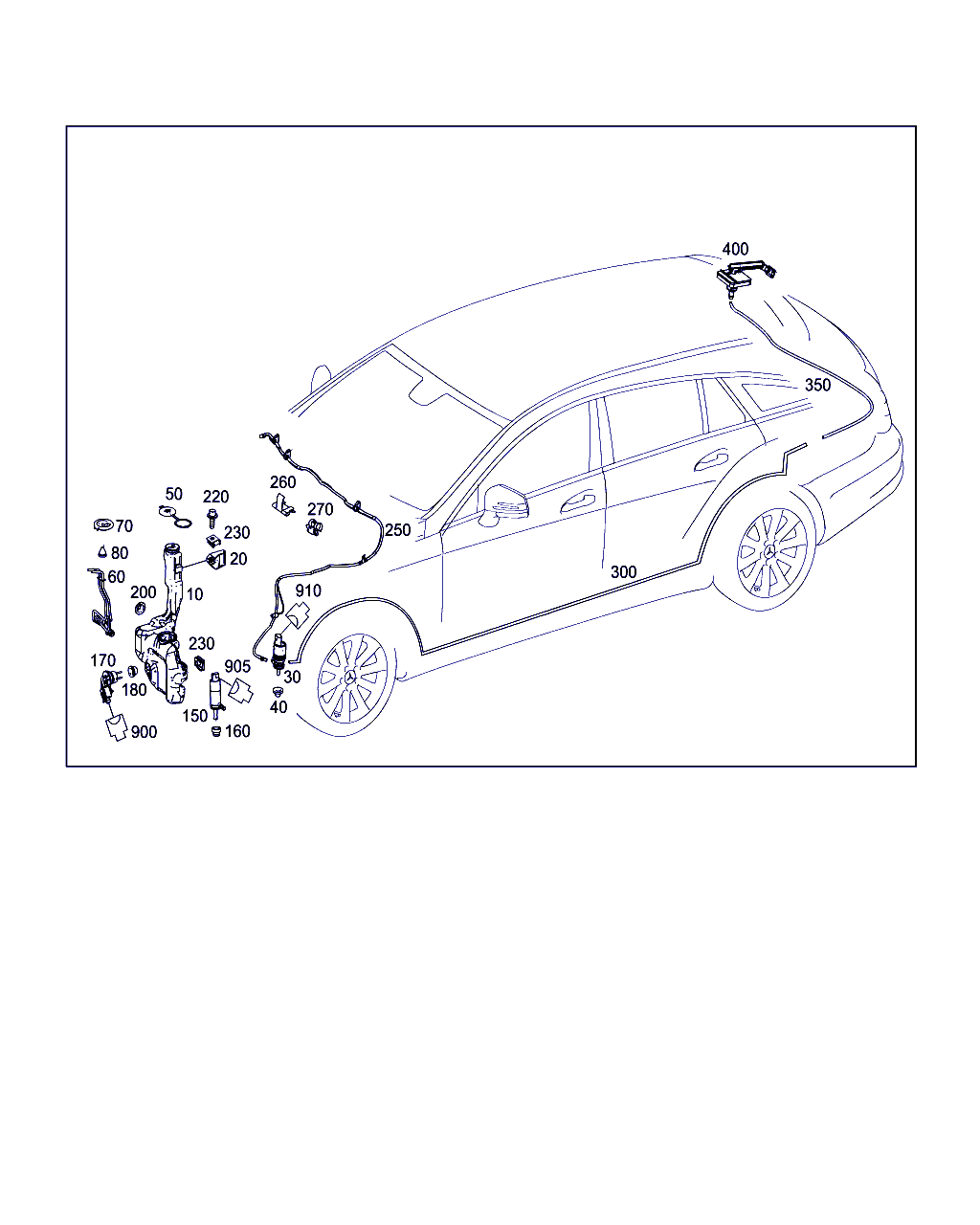 Smart A 204 866 02 21 - Water Pump, window cleaning parts5.com