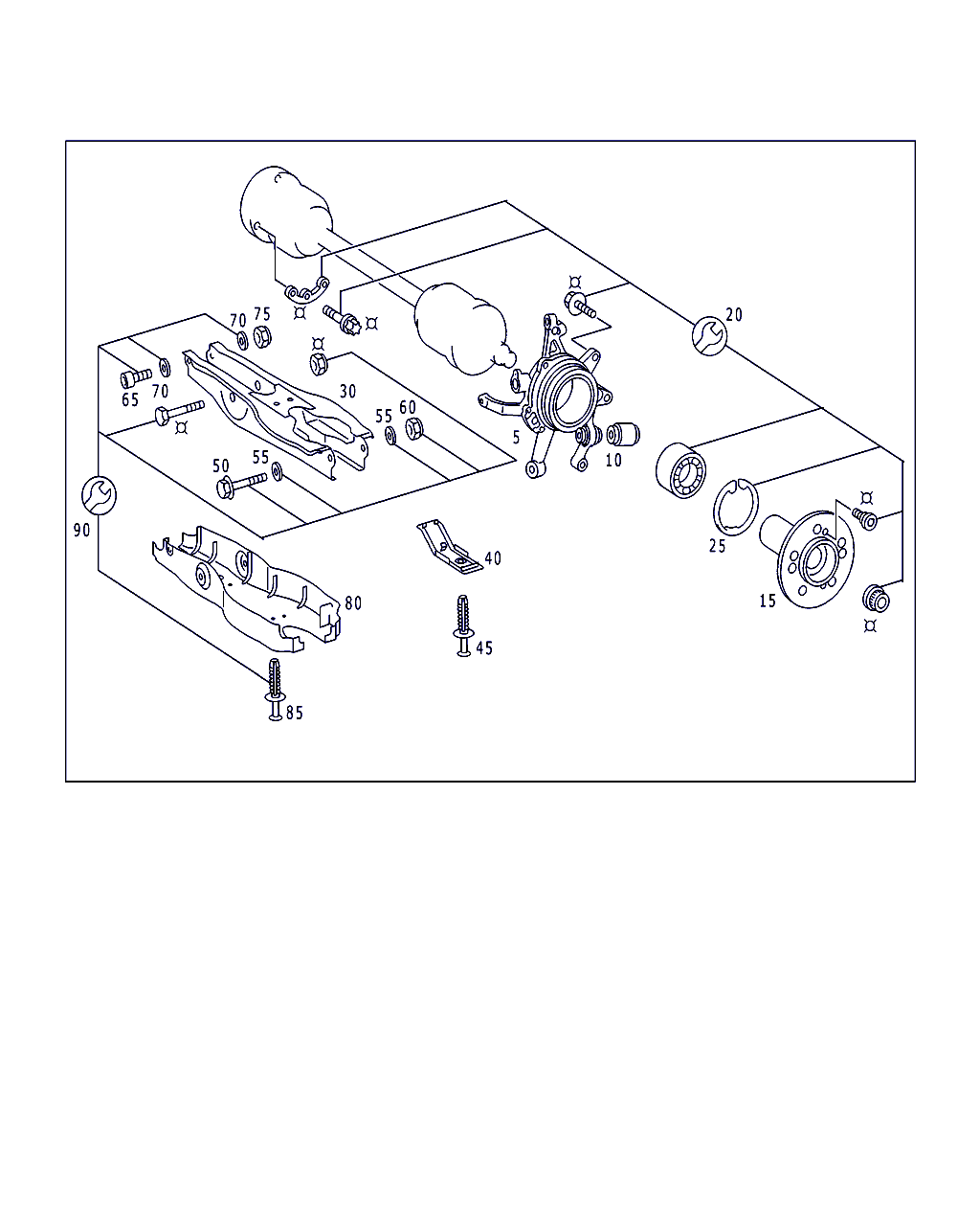 Mercedes-Benz A 220 980 01 16 - Pyöränlaakerisarja parts5.com