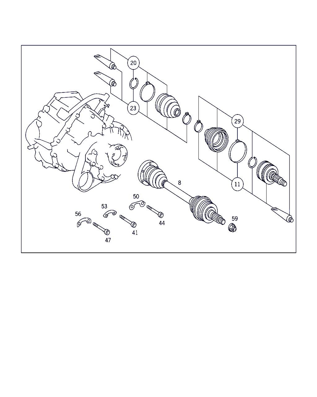 Mercedes-Benz A 000 330 17 85 - Bellow, drive shaft parts5.com