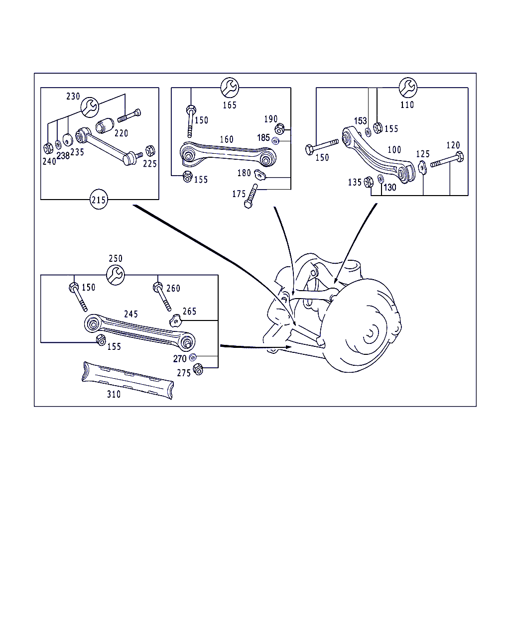 Mercedes-Benz A 210 350 21 53 - Lengőkar, kerékfelfüggesztés parts5.com