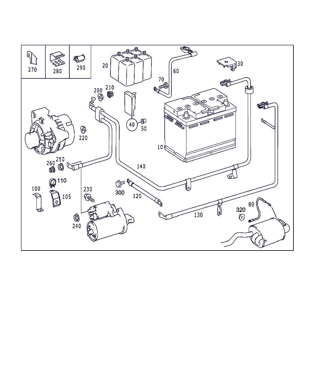 Mercedes-Benz A 005 541 20 01 - Starter akumulator parts5.com