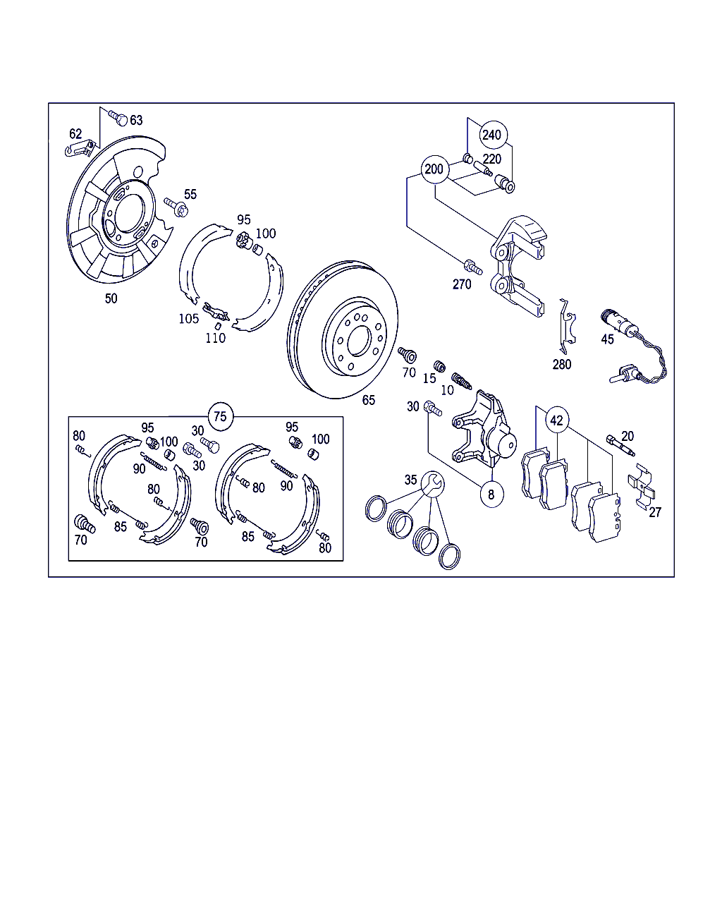 Mercedes-Benz A 220 540 06 17 - Styk ostrzegawczy, zużycie okładzin hamulcowych parts5.com