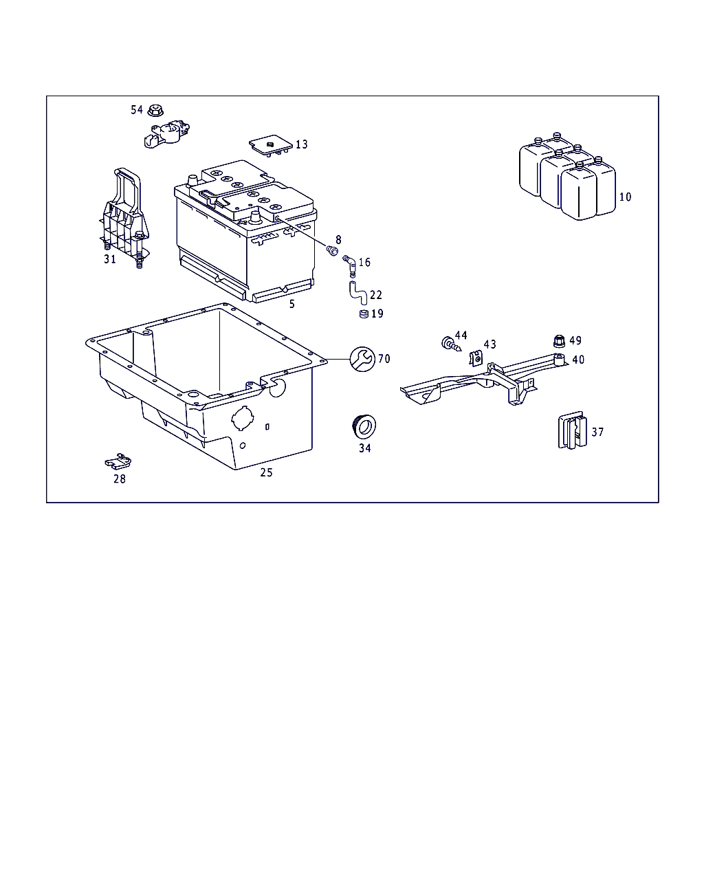 Mercedes-Benz A 003 541 75 01 - Starter Battery parts5.com