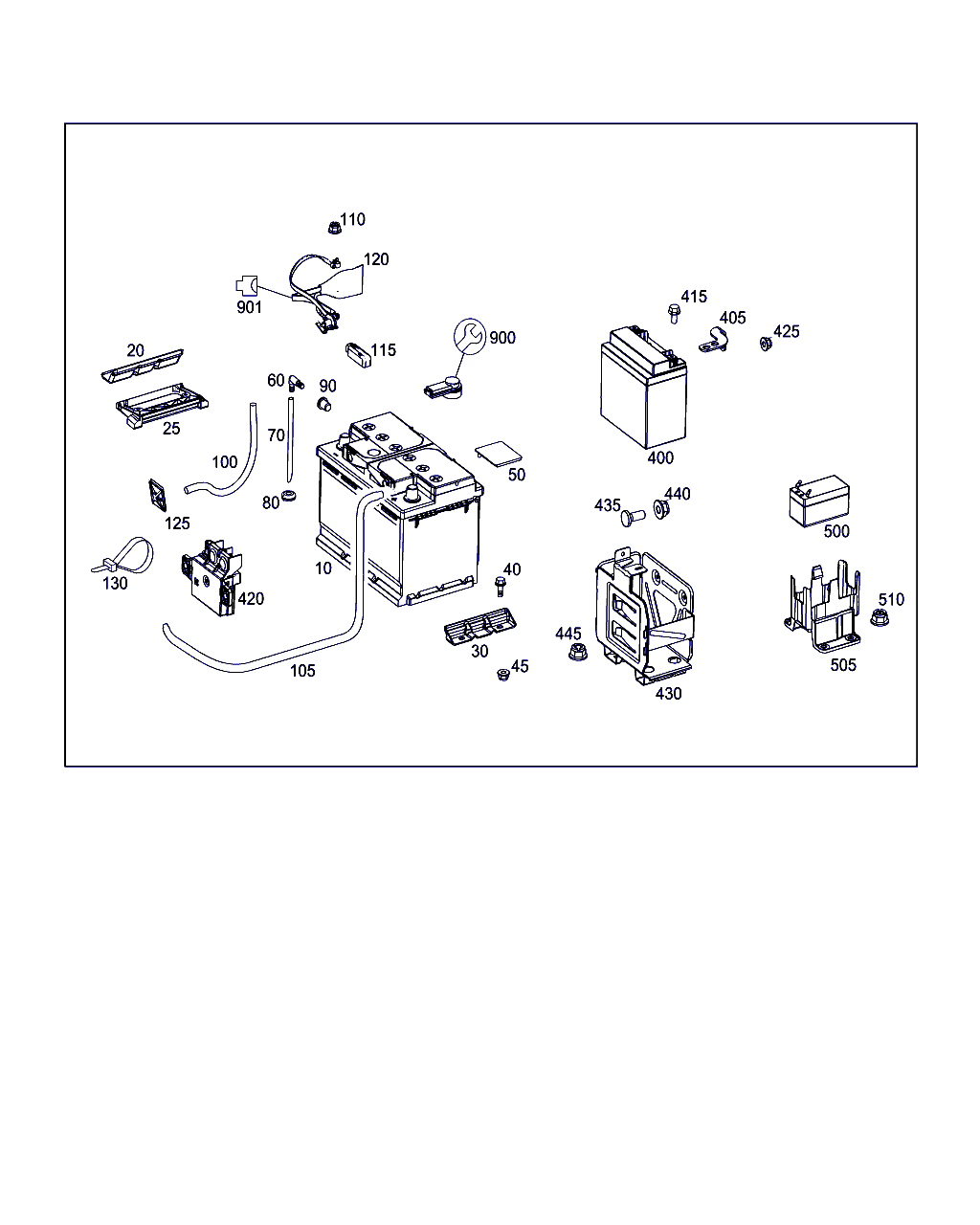 Mercedes-Benz A 211 541 00 01 - Baterie de pornire parts5.com