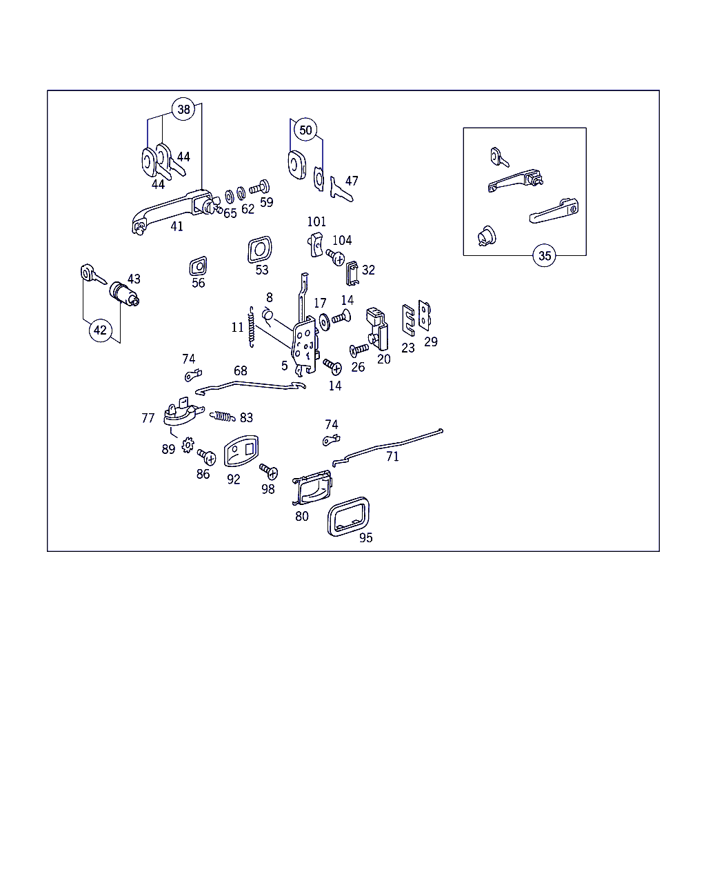 Mercedes-Benz A 381 760 02 59 - Λαβή πόρτας parts5.com