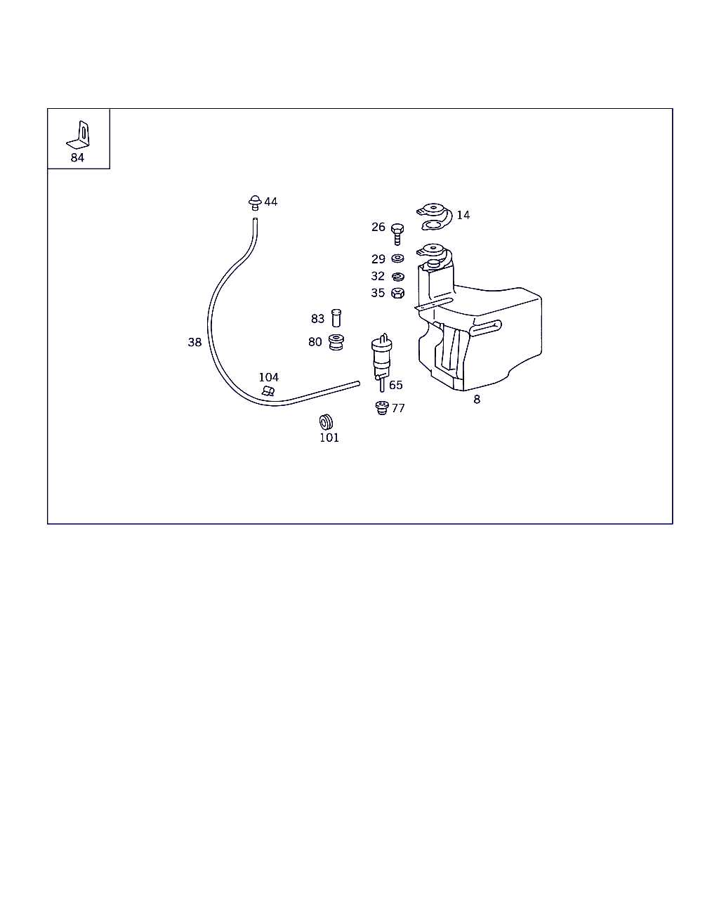 Mercedes-Benz A 000 860 07 26 - Mosóvízszivattyú, szélvédőmosó parts5.com