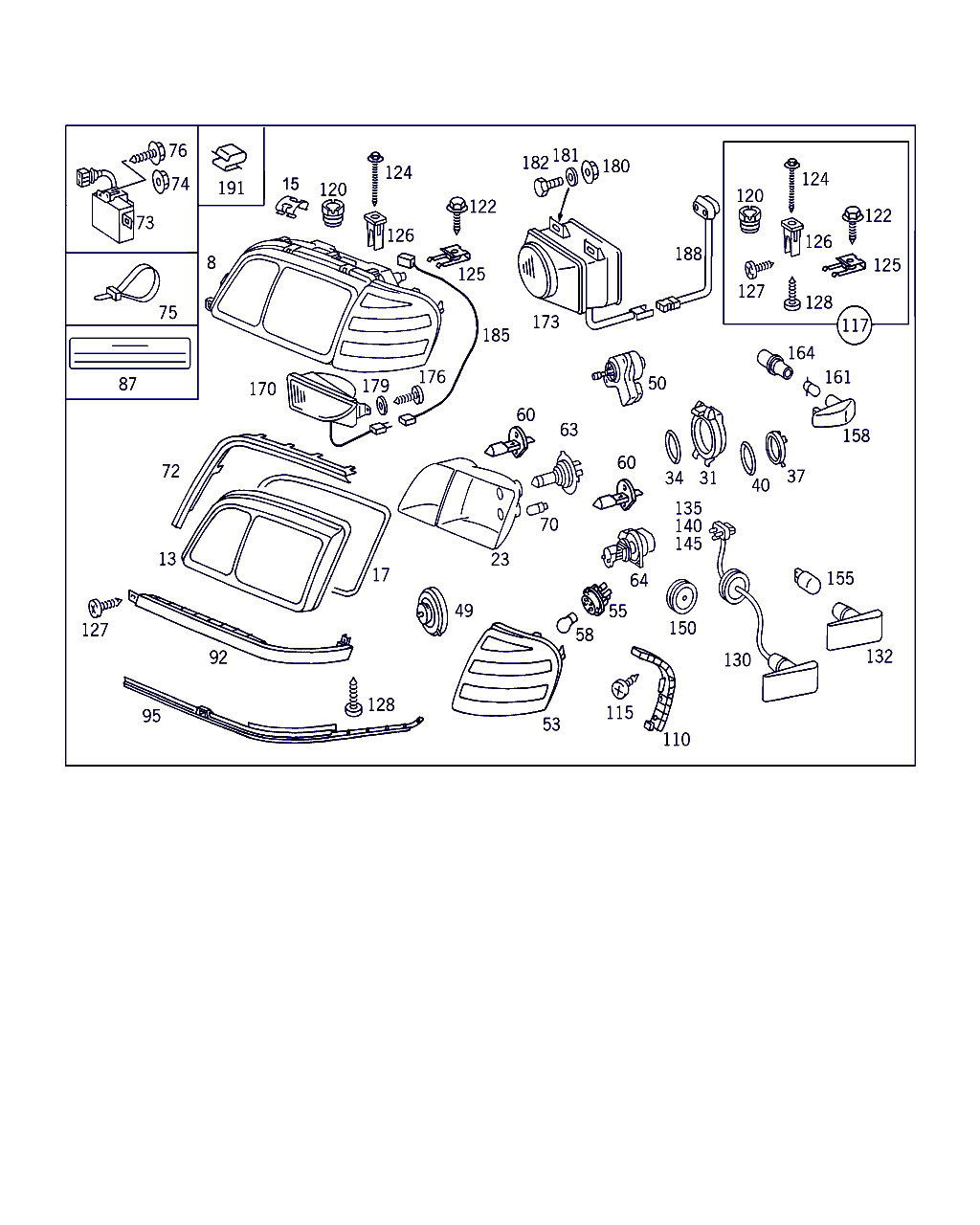 Mercedes-Benz N 072 601 012 251 - Sijalica, migavac parts5.com