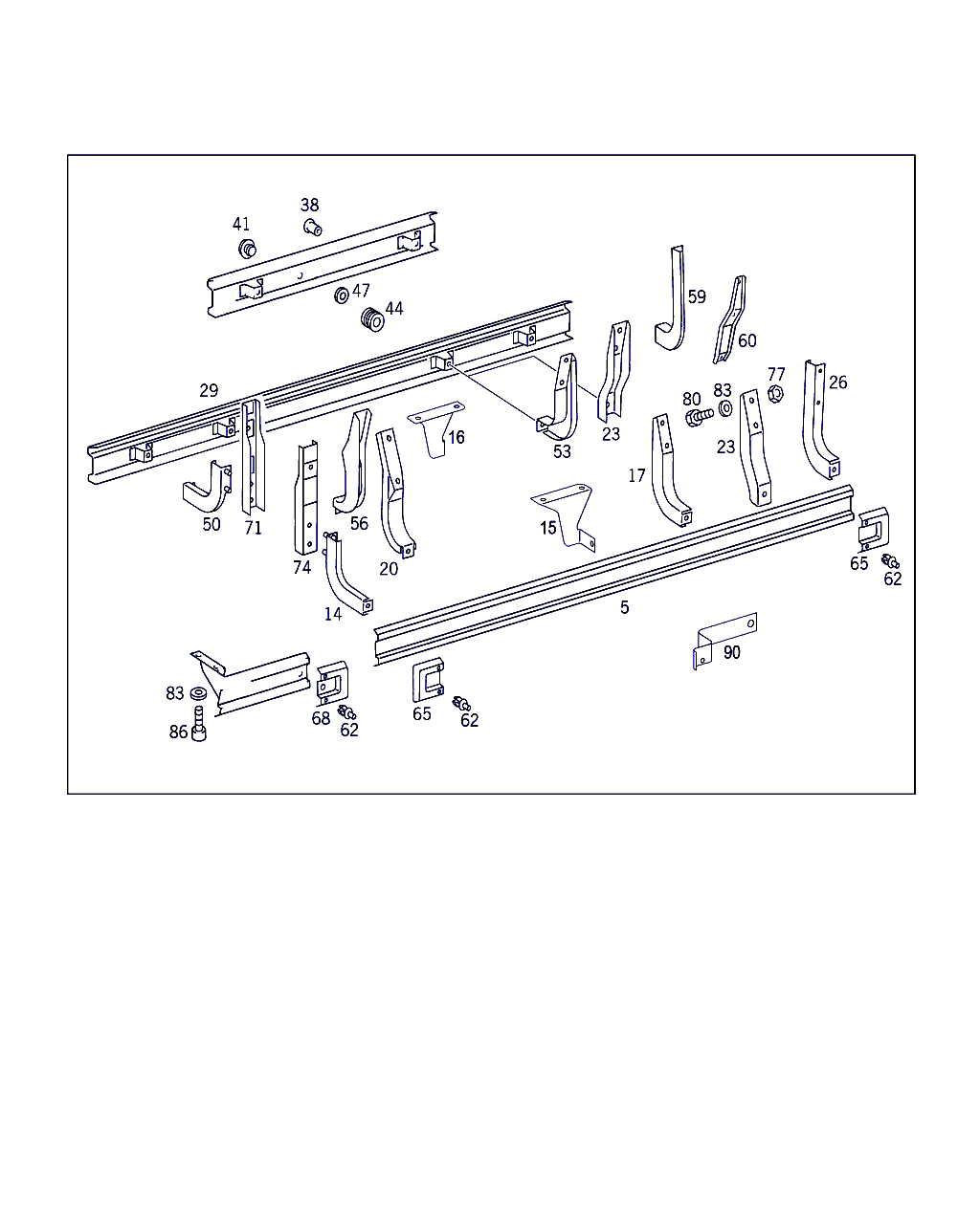 Mercedes-Benz A 000 990 29 92 - Expanding Rivet parts5.com