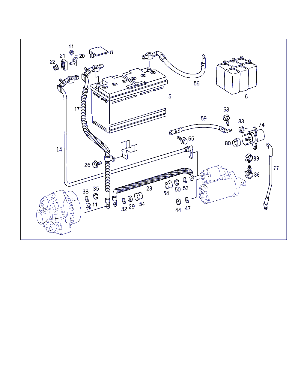 Mercedes-Benz A 004 541 46 01 - Batería de arranque parts5.com