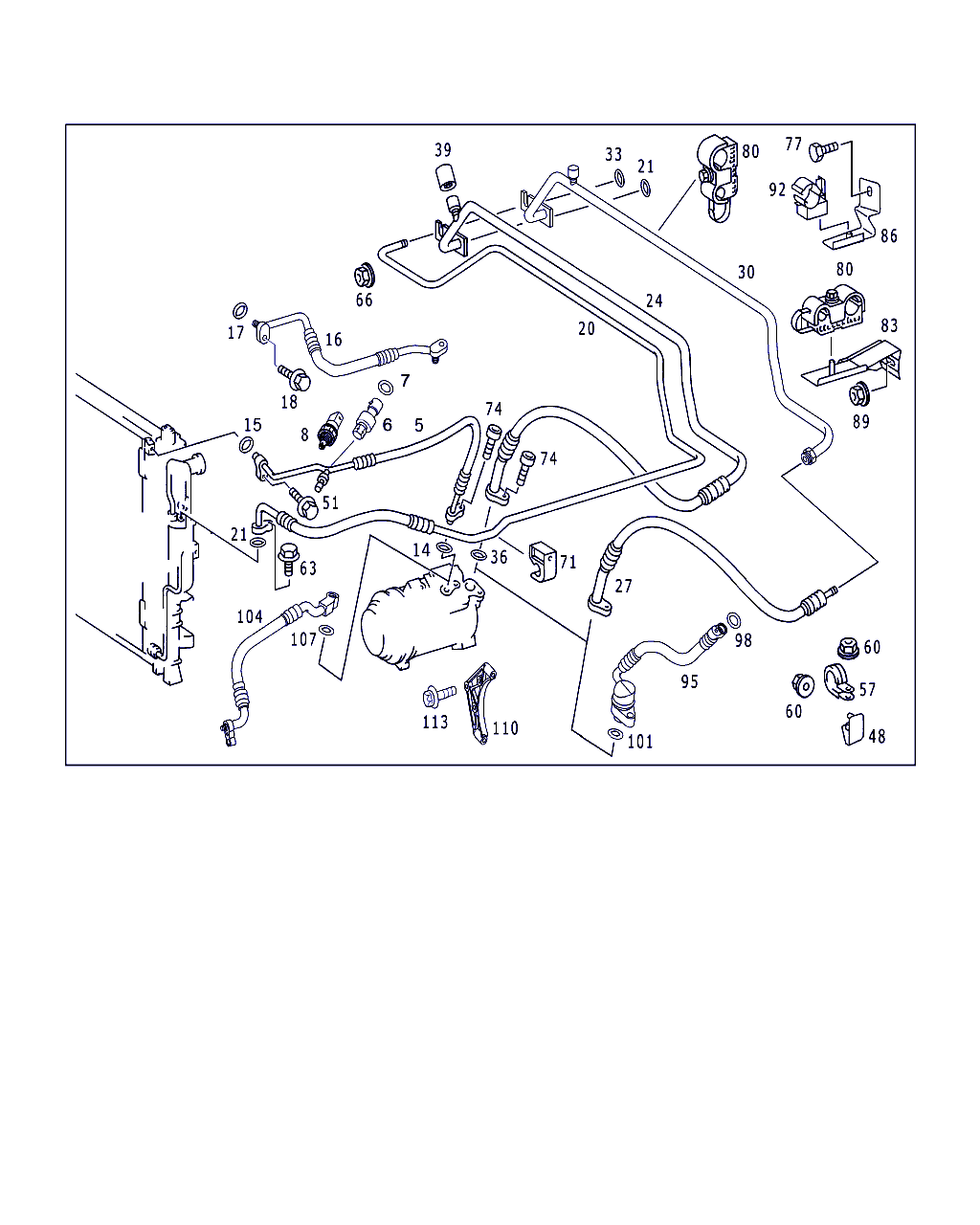 Mercedes-Benz A 203 830 03 72 - Tlakový spínač klimatizácie parts5.com