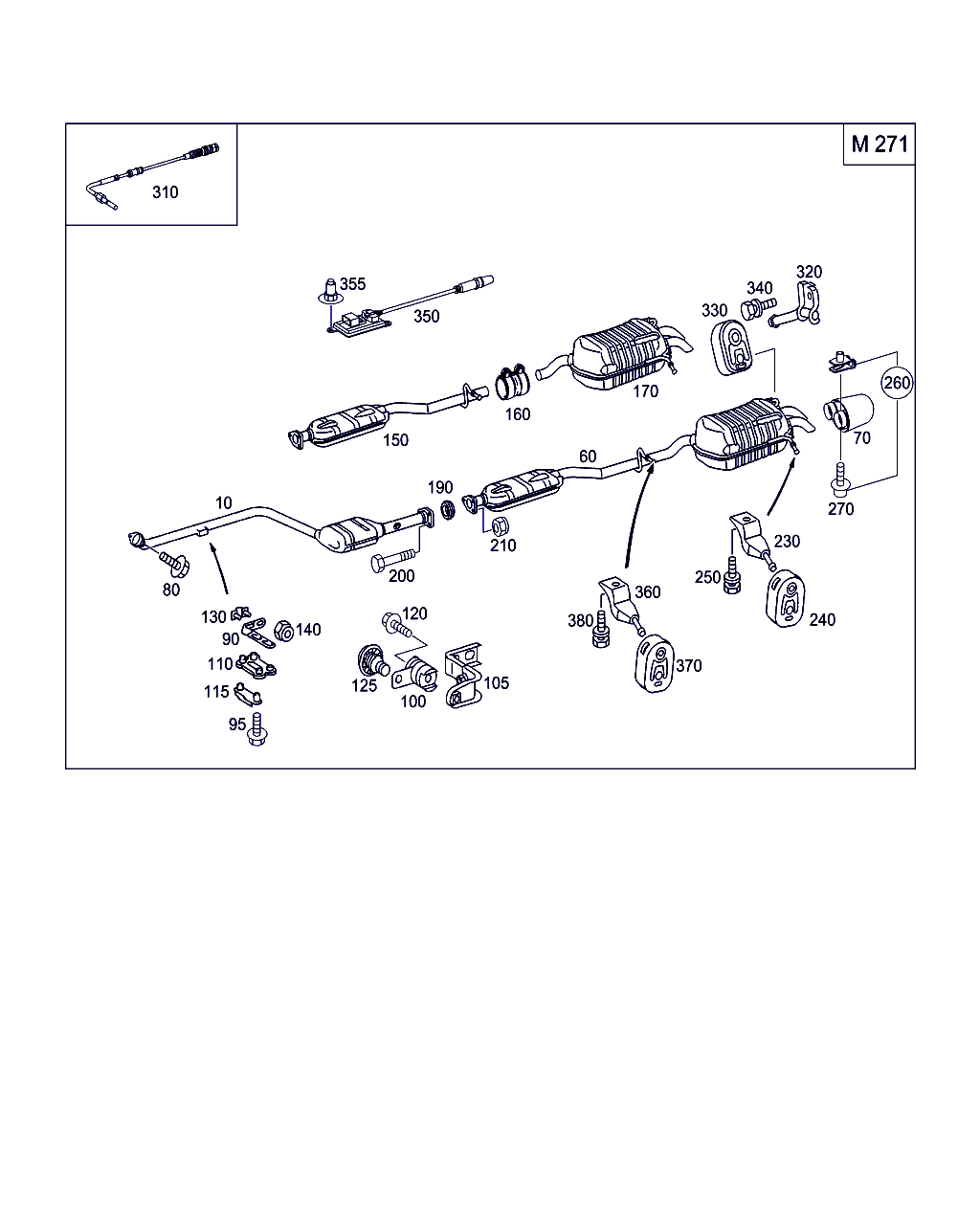 Mercedes-Benz A 209 490 04 19 - Catalizador parts5.com