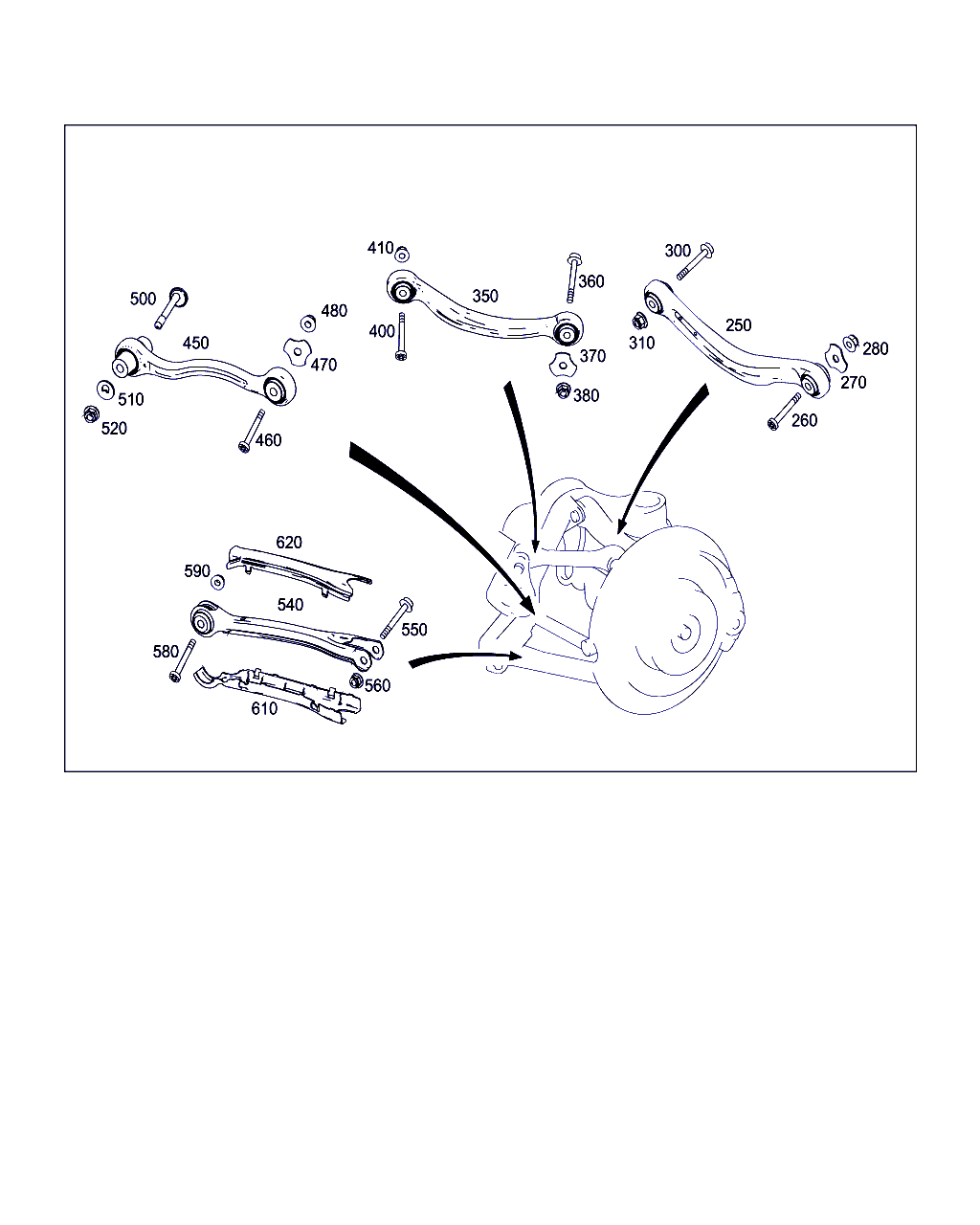 Mercedes-Benz A 204 350 21 06 - Bush of Control / Trailing Arm parts5.com