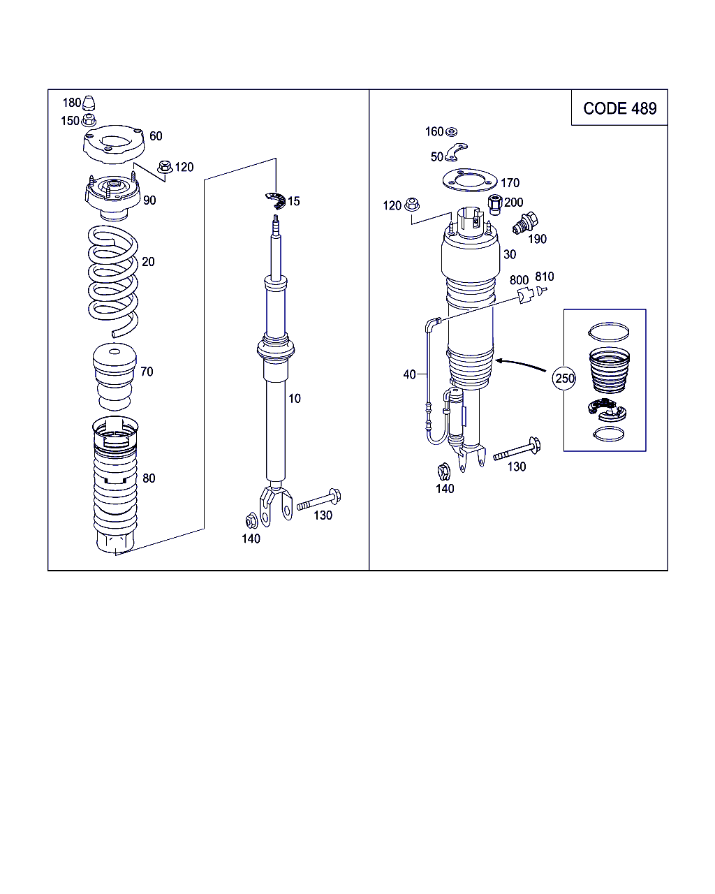 Mercedes-Benz A 211 323 00 92 - Zestaw ochrony przeciwpyłowej, amortyzator parts5.com