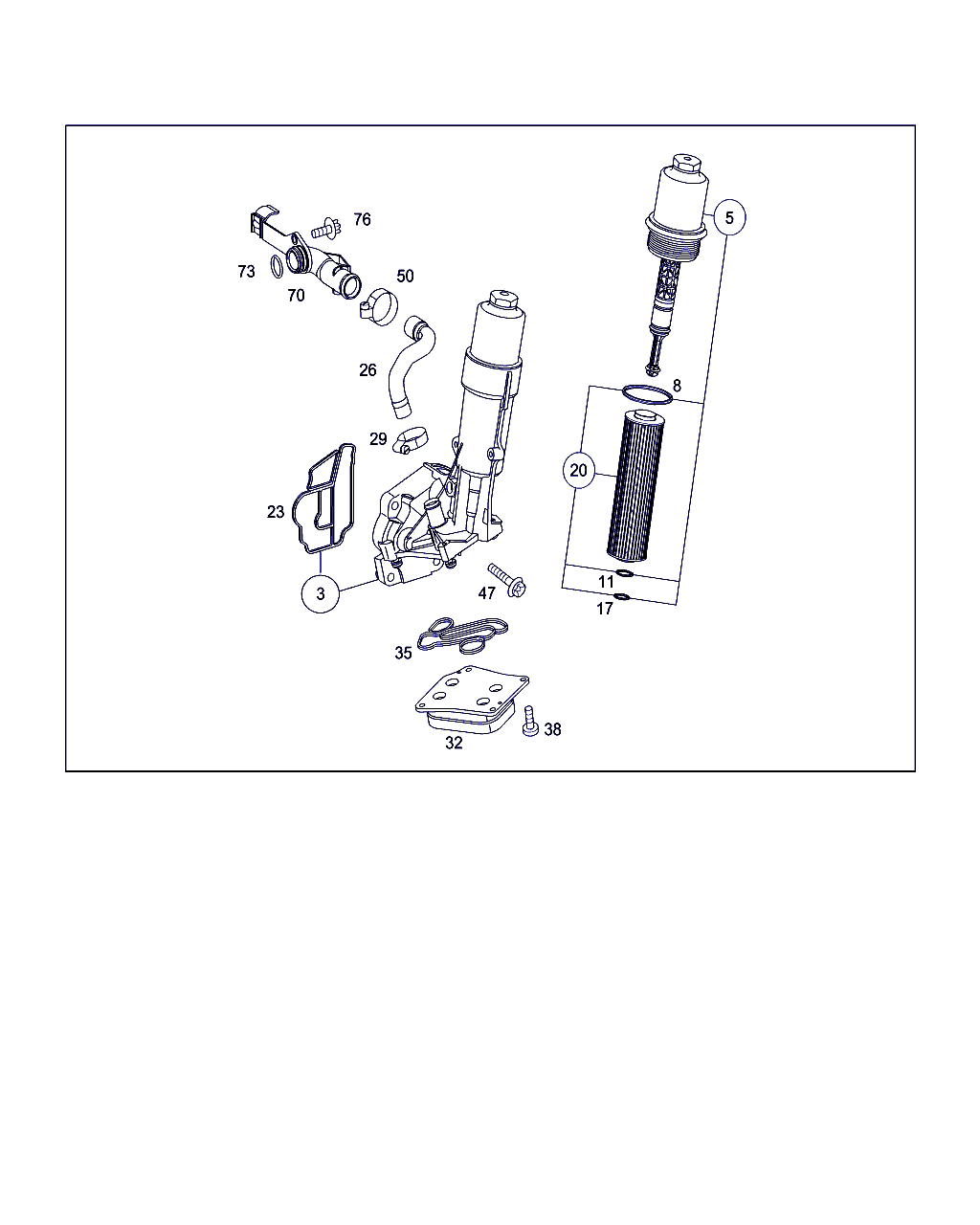 Mercedes-Benz A 271 180 00 09 - Filtre à huile parts5.com