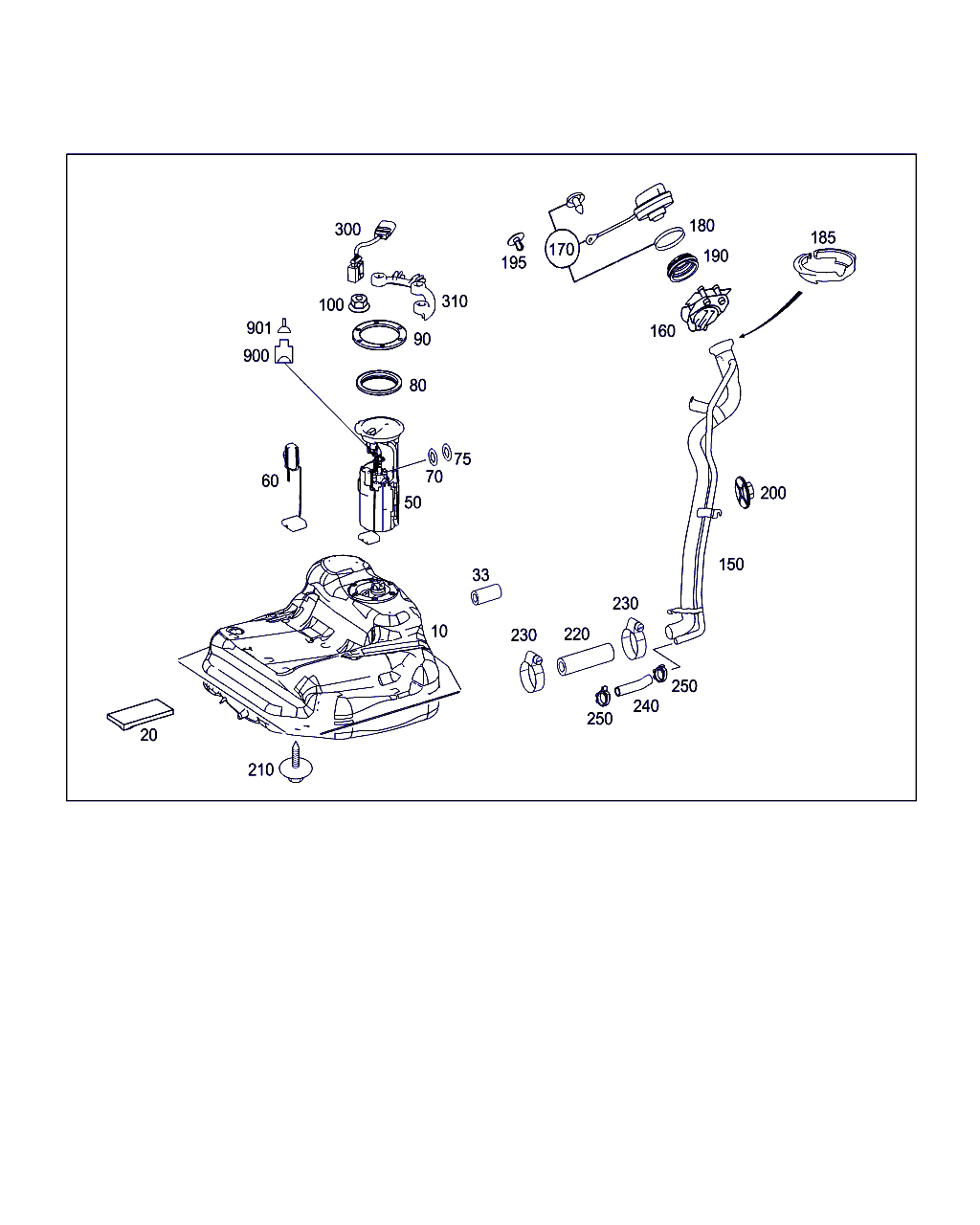 Mercedes-Benz A 169 470 12 94 - FUEL PUMP parts5.com