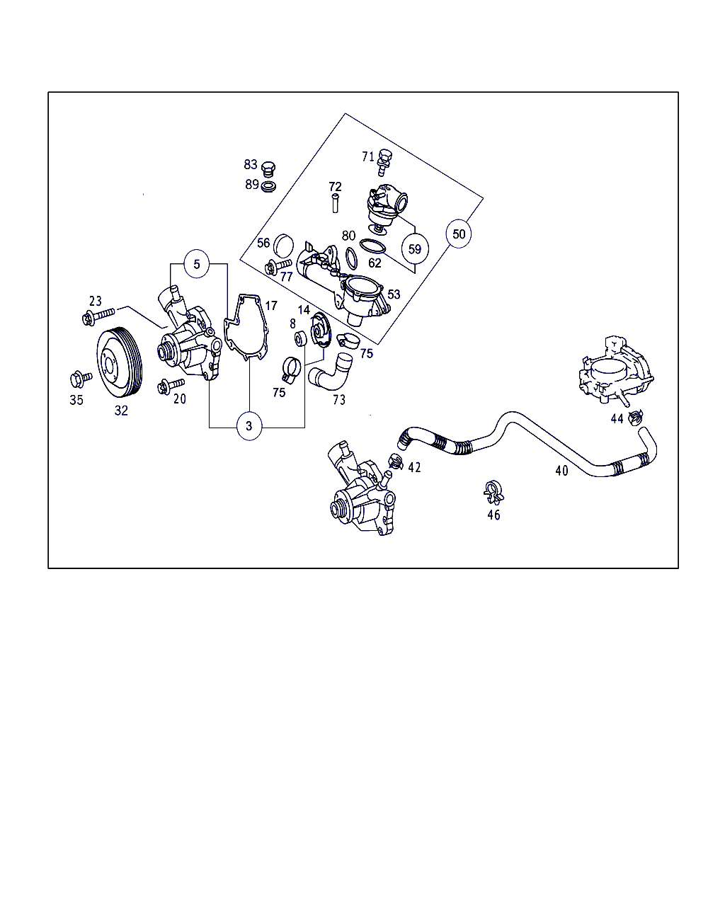 Mercedes-Benz A 111 200 15 15 - Thermostat, coolant parts5.com