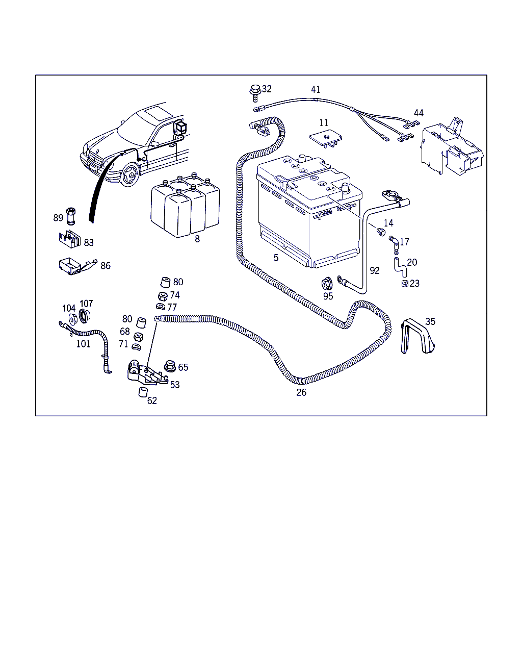 Mercedes-Benz A 005 541 19 01 - Starter akumulator parts5.com