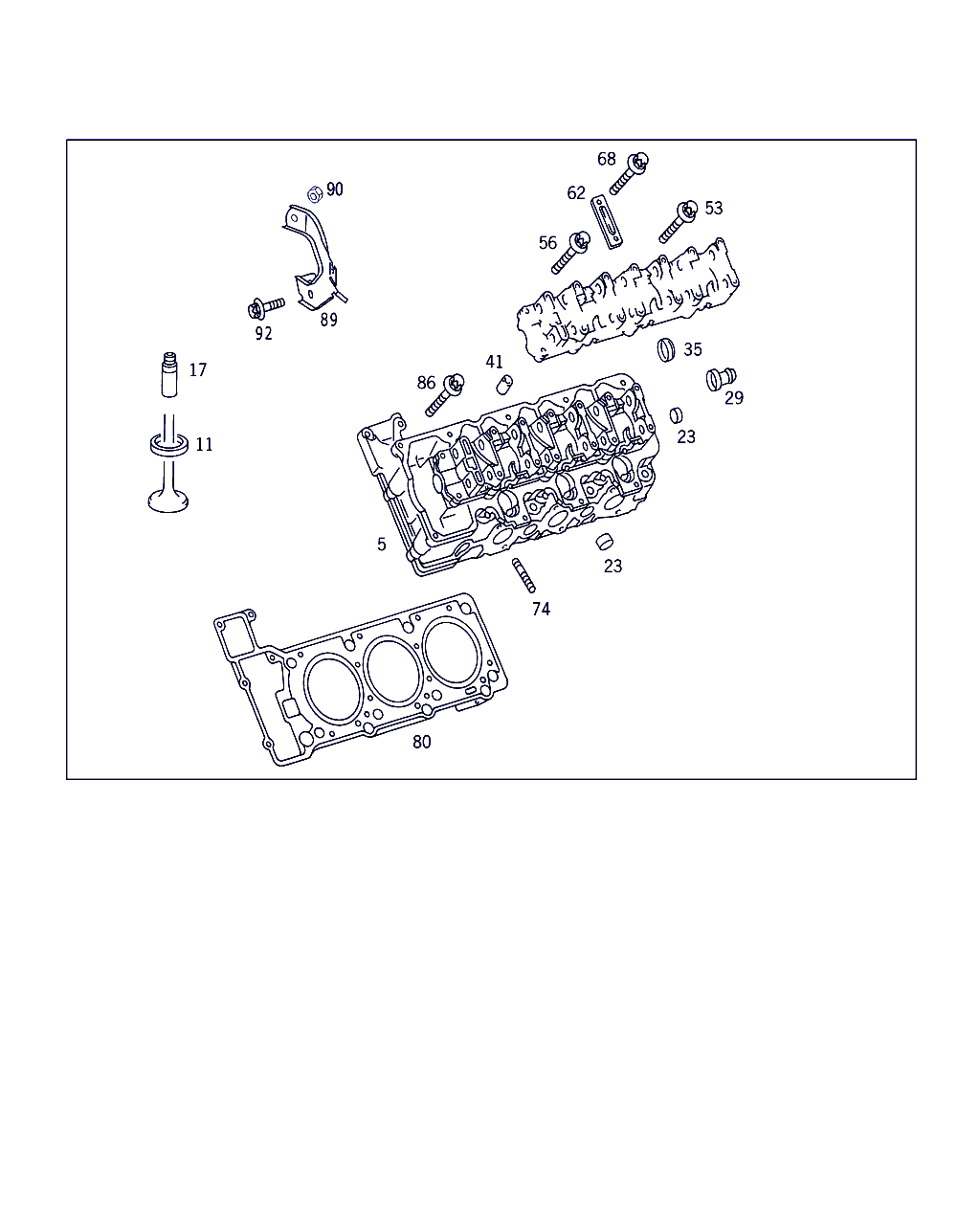 Mercedes-Benz A 112 016 03 20 - Gasket, cylinder head parts5.com