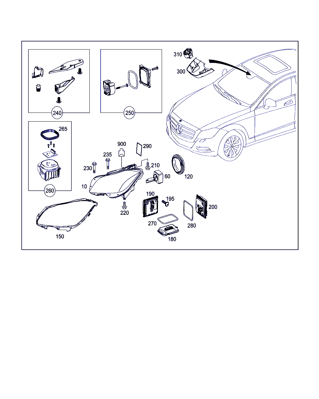 Mercedes-Benz A 218 900 97 00 - Unidad de control, iluminación parts5.com