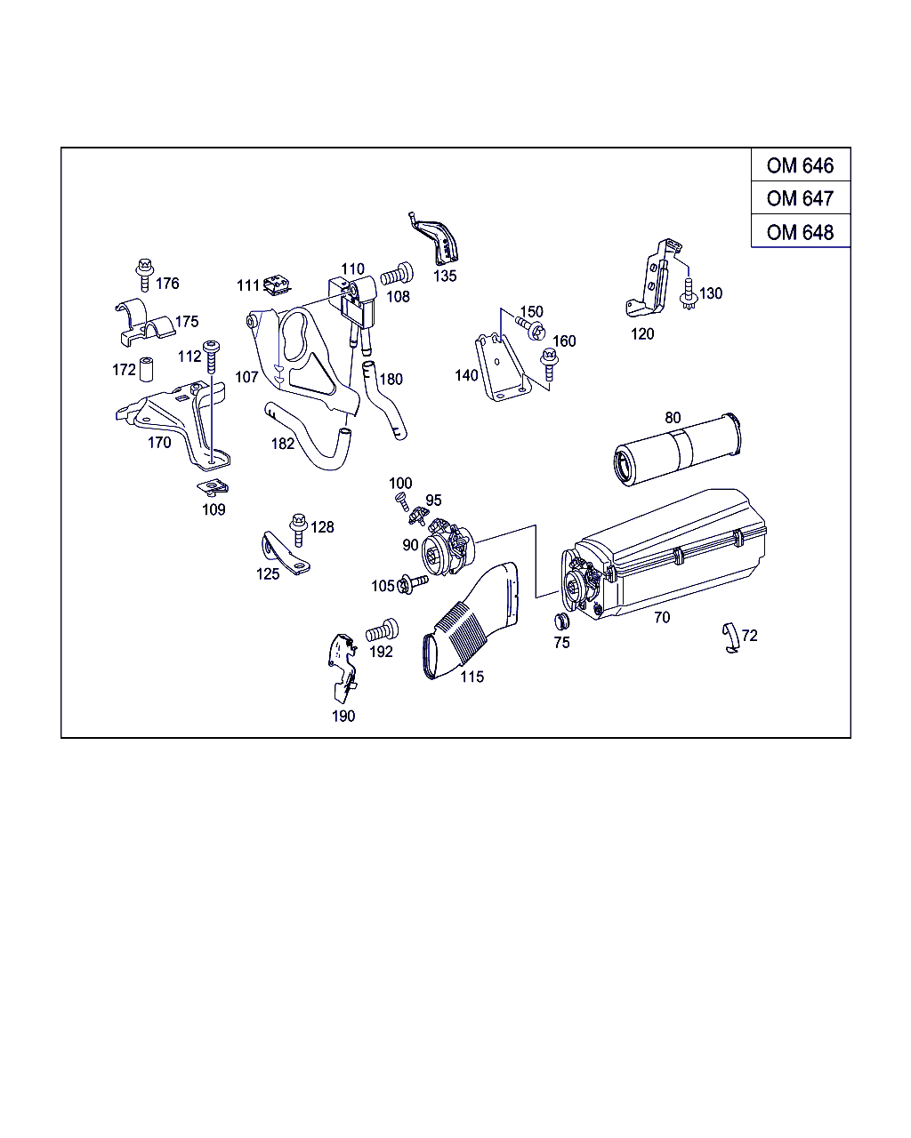 Mercedes-Benz A 646 094 00 48 - Air Mass Sensor parts5.com