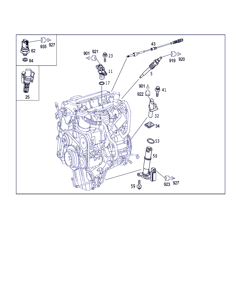 Mercedes-Benz A 651 153 00 28 - Sensor, intake air temperature parts5.com