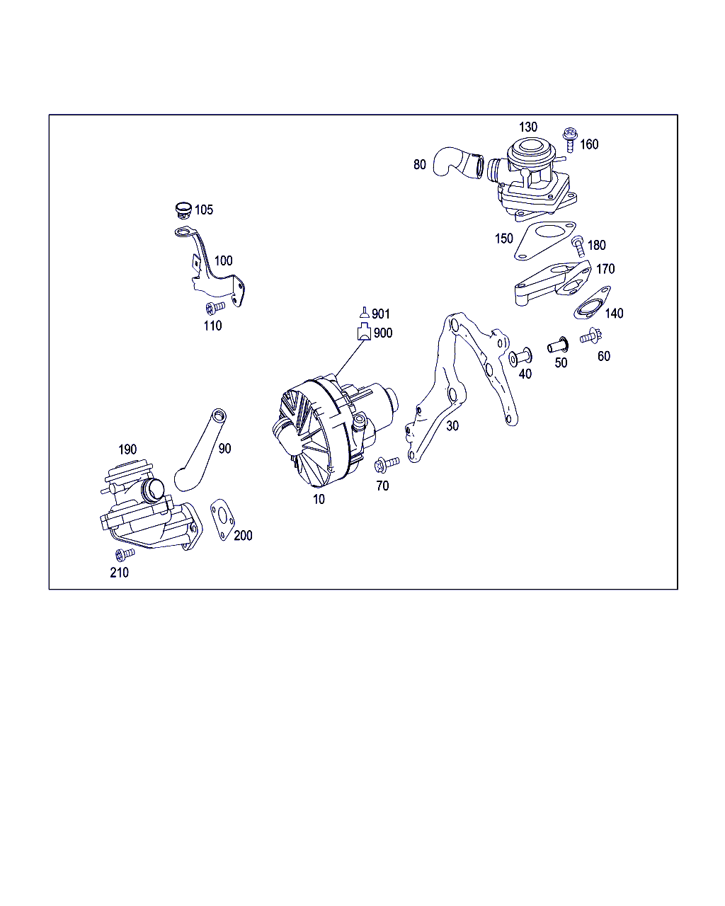 Mercedes-Benz A 272 238 00 80 - Těsnění, AGR ventil parts5.com