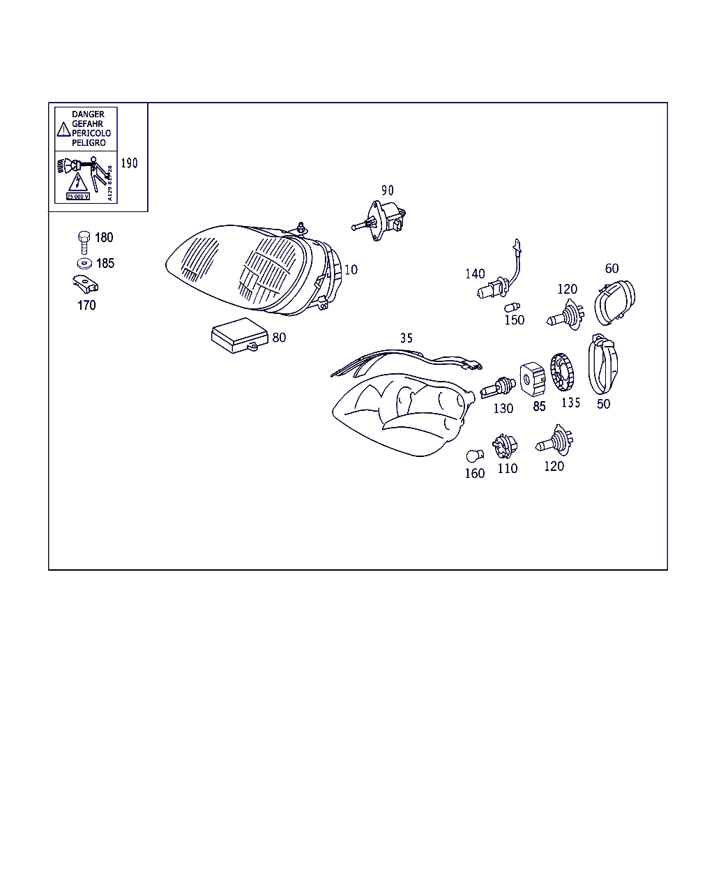 Mercedes-Benz A 220 820 37 85 - Unidad de control, iluminación parts5.com