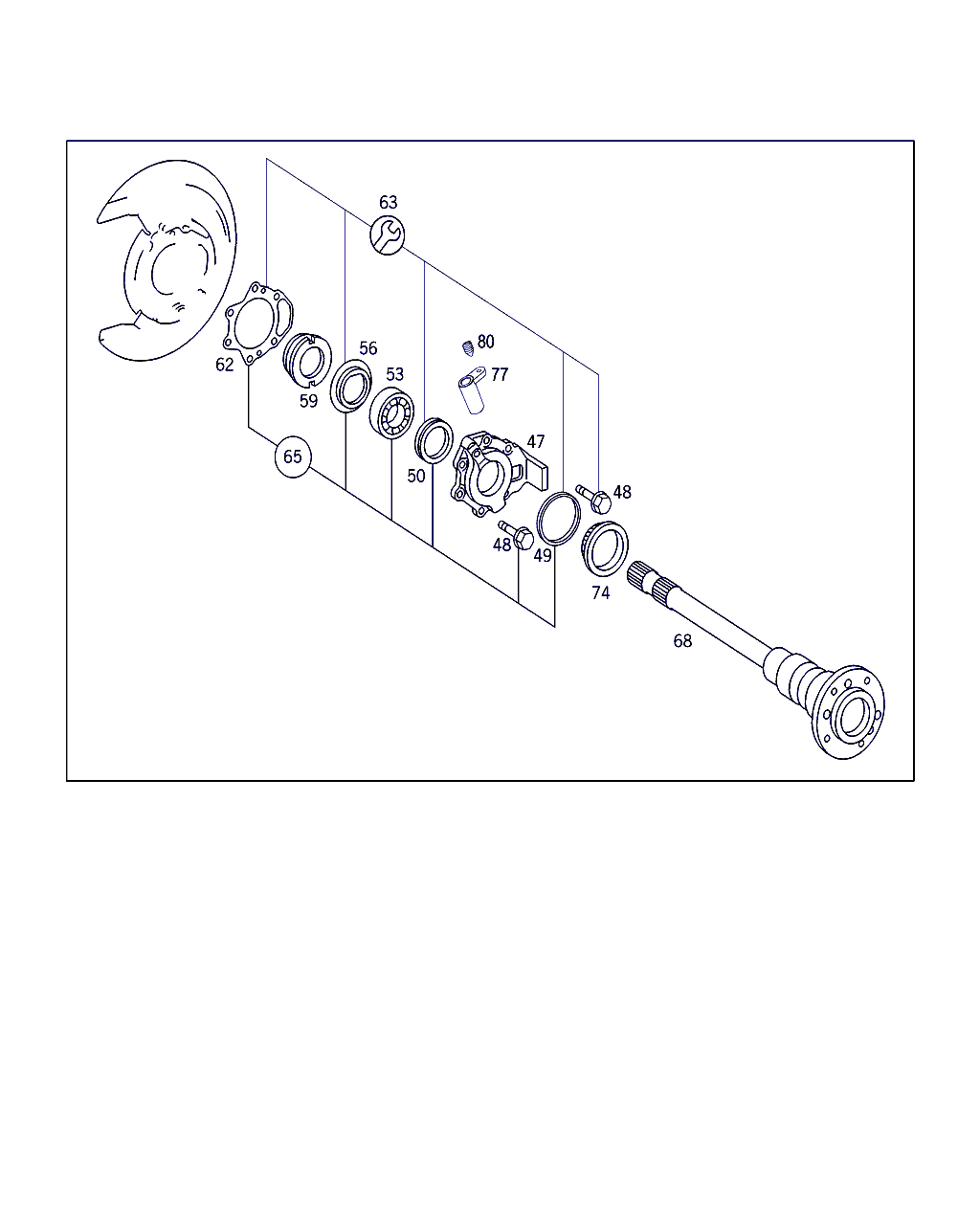 Mercedes-Benz A 011 981 91 05 - Ležaj točka parts5.com